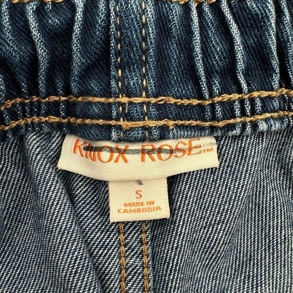 KNOX Rose NWT Women’s High Rise Elastic Band Straight Leg Jeans Size Small 29/30 - Picture 7 of 11